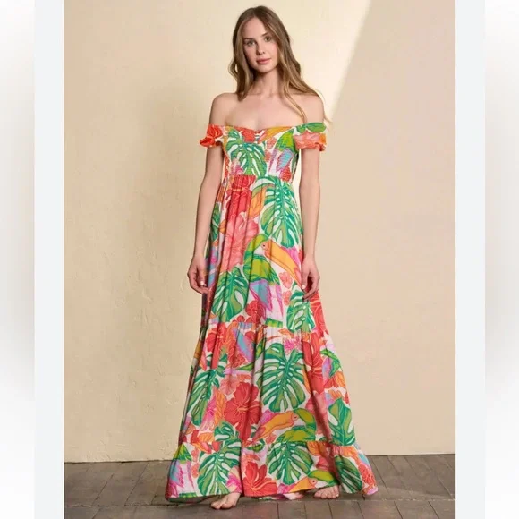 Maaji | Dresses | Maaji Sky Garden Jillian Maxi Dress | Poshmark